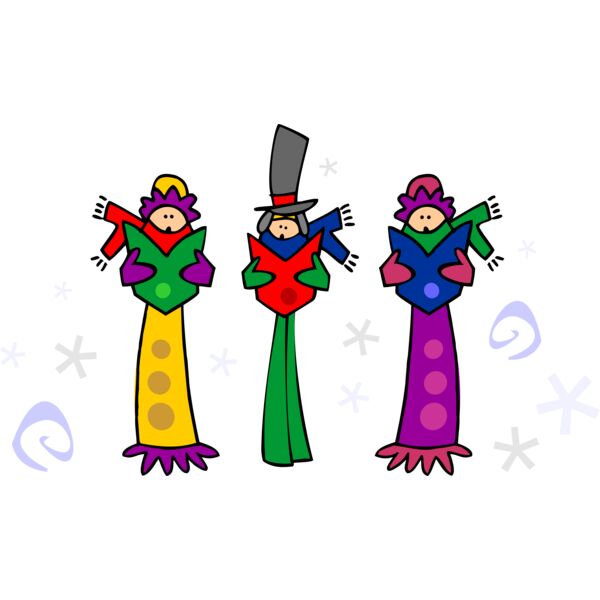 Christmas carollers Thumbnail