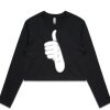 AS Colour Long Sleeve Crop Thumbnail